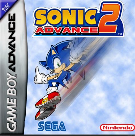 Sonic Advance 2 Game Boy Advance Box Art Cover by AManWithAPlan