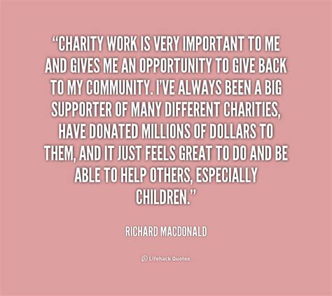 Charity Work Quotes. QuotesGram