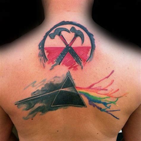 50 Dark Side Of The Moon Tattoo Designs For Men - Pink Floyd Ideas