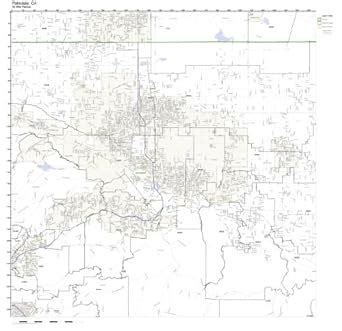 Palmdale, CA ZIP Code Map Laminated: Amazon.com: Office Products