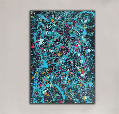 Abstract drip art | Drip artist LA112 – LargeArtCanvas