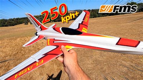 The FASTEST plane by FMS - FMS Flash 850 Demo flight on 4S - YouTube