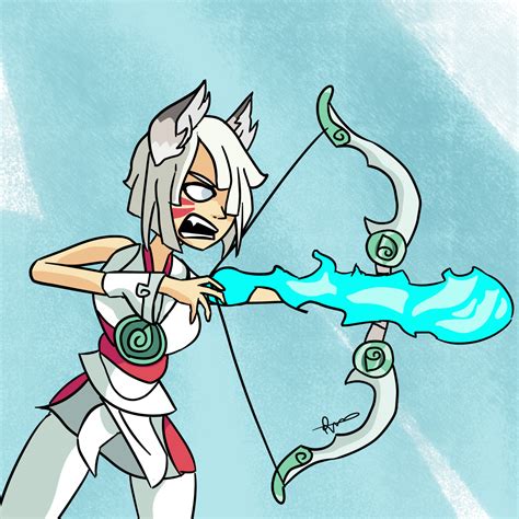 yumiko art : r/Brawlhalla