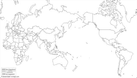 D Outline Maps