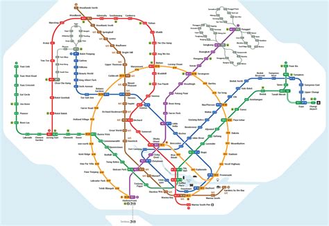 New MRT map launched with Circle Line as focal point - CNA