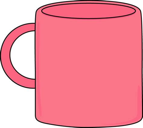 Pink Mug Clip Art - Pink Mug Image