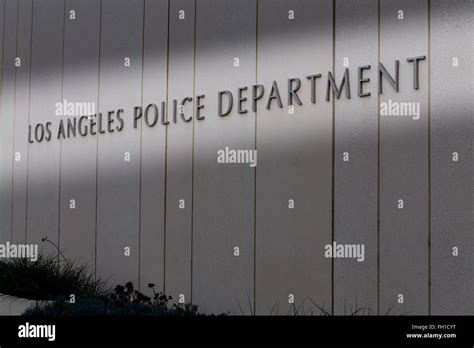 Los Angeles Police Department Headquarters, in December 2015 Stock ...