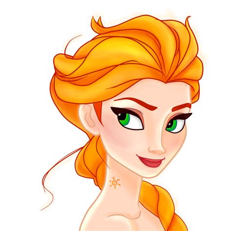 Elsa, fire version. by DayniiH on deviantART | Disney drawings sketches ...