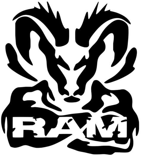 Ram Head 2.0 Decal 1500 2500HD 3500HD Vinyl Sticker 12 COLORS | eBay