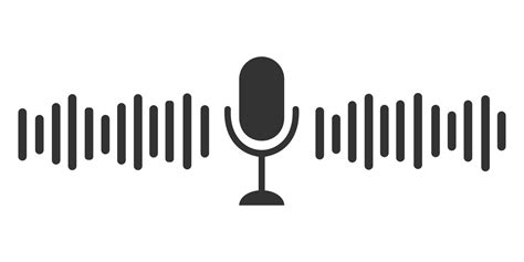 Radio microphone and sound wave. Podcast, voice record, online concert ...