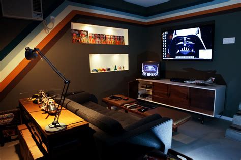 Retro Vs. Modern – A Stylish Garcade! | Gamer room, Game room, Room setup