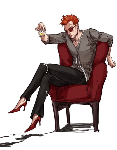 Crowley | Good Omens | by @silverayt #goodomens #art Be More Chill ...