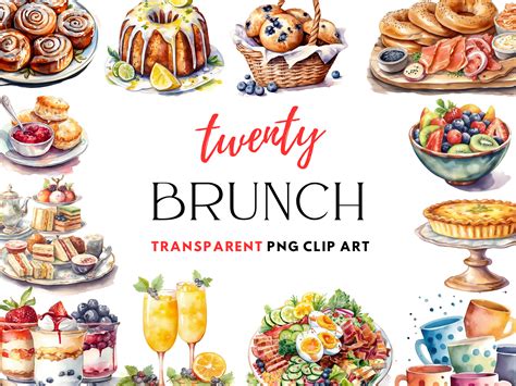 Saturday Brunch Clipart Free