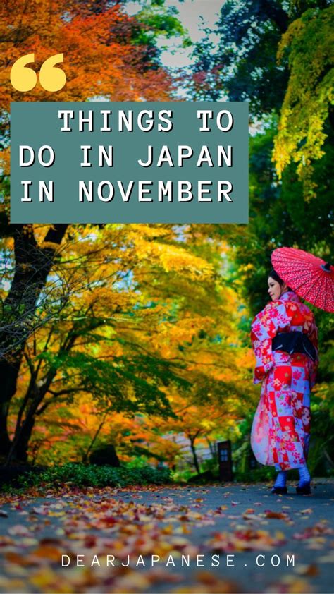 10 Superb Things to Do in Japan in November | Japan in november, Japan, Things to do