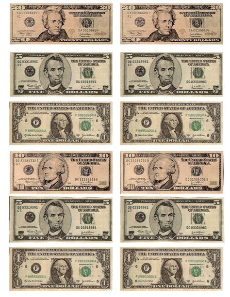 Free Printable Fake Money That Looks Real - Free Printable