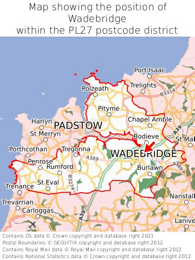 Where is Wadebridge? Wadebridge on a map