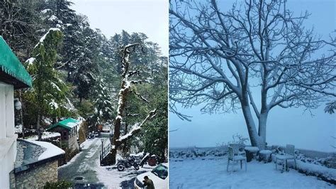 Mussoorie Had Snowfall In March After 19 Years And These Pics Look ...