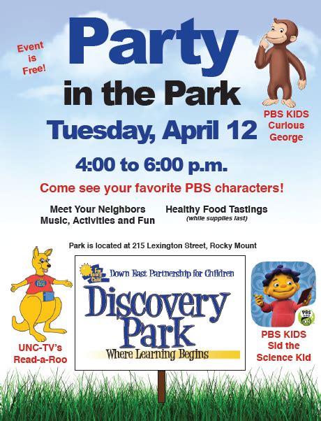 Party in the Park April 12! – The Down East Partnership for Children