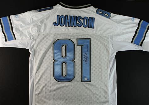 Calvin Johnson Signed Lions Jersey: Inscribed "Megatron" (GA COA)