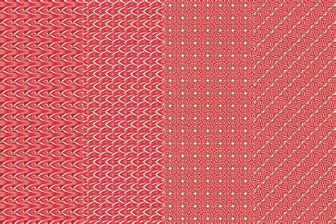 Abstract Red Pattern Set Graphic by cycynms · Creative Fabrica