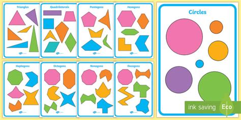 Regular and Irregular 2D Shapes Display Posters - Twinkl