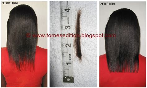 Tomes Edition: Relaxer Day Results & I CUT 3 Inches off…