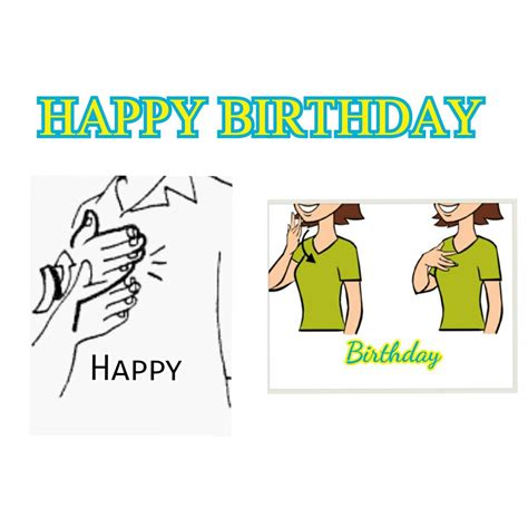 asl sign for happy birthday - Natosha Moyer