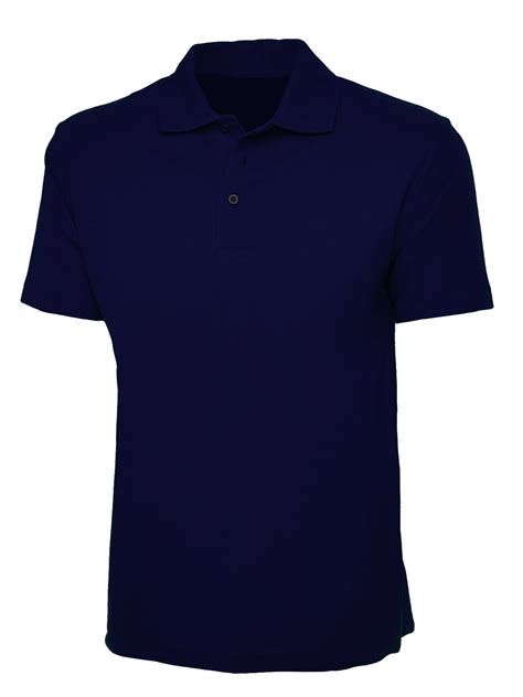 Plain Navy Blue Polo Shirt – Cutton Garments