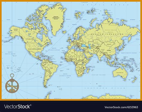 Free World Map With Capitals