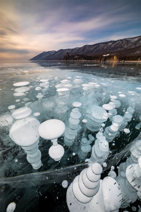 Bubbles, Lake Baikal, Russia - Most Beautiful Picture