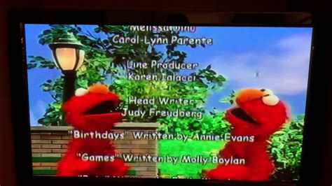 Closing to Elmo’s World Birthdays Games & More 2001 VHS - YouTube