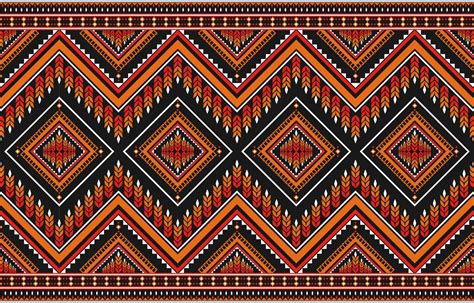 Carpet ethnic Aztec art. Geometric seamless pattern in tribal. Fabric Mexican style. 11430212 ...