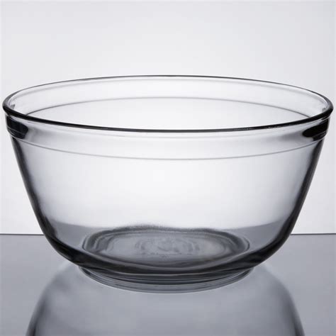 Anchor Hocking 81629AHG18 4 Qt. Glass Mixing Bowl