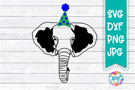 Party Animal Svg Elephant SVG DXF PNG Files For - Etsy