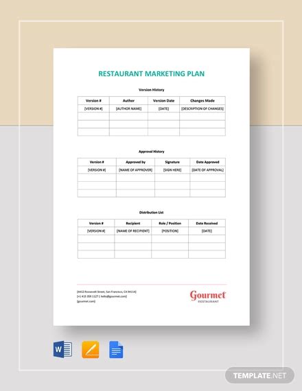 Restaurant Marketing Plan - 12+ Examples, Word, Docs, Pages, How to Create, PDF