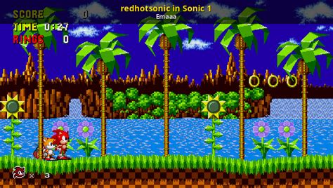 redhotsonic in Sonic 1 [Sonic the Hedgehog (2013)] [Mods]