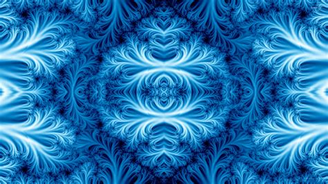 Blue fractal ice wallpaper - Abstract wallpapers - #53277