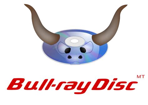 Bull-ray disc parody logo - Openclipart