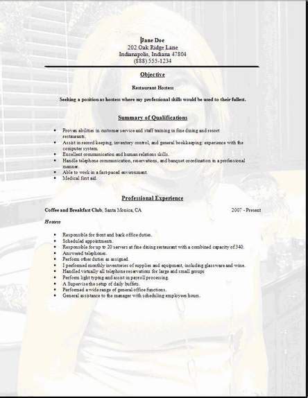 Resume Format:examples,samples Free edit with word