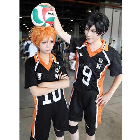 TOKYO-T Haikyuu Cosplay Hinata Kageyama Costume Uniform Set Clothing ...