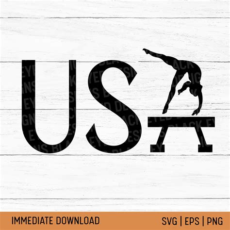 USA Gymnastics SVG 2024 Gym Olympics Sublimation Paris US Gymnast ...