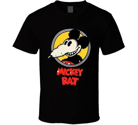 mickey rat black T Shirt-in T-Shirts from Men's Clothing on Aliexpress ...