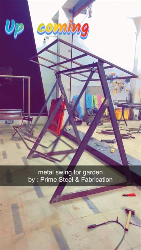 Metal Swing for Garden by Prime Steel & Fabrication