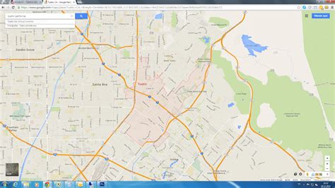 Tustin, California Map