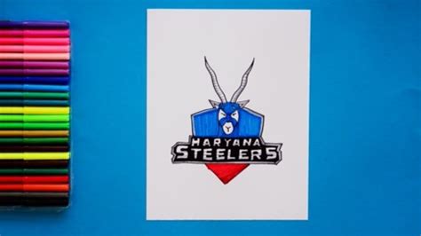 How to draw Haryana Steelers - Pro Kabaddi Team Series