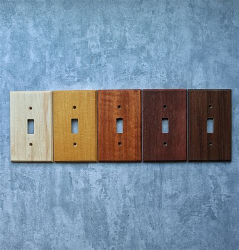 Wood Switch Plate Cover Light Switch Cover Wood Light Switch - Etsy