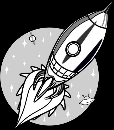 Rocket Drawing Easy - Rocket Ship Drawing Draw Simple Easy Cartoon Step Clipartmag | Bodegawasuon