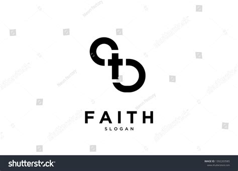 Faith Cross Infinity Loop Logo Icon Stock Vector (Royalty Free) 1392203585 | Shutterstock