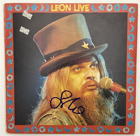 Lot Detail - Leon Russell In-Person Signed “Leon Live” Record Album ...