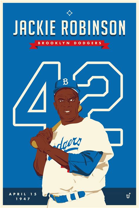 UNOFFICiAL ATHLETIC | jackie_robinson_dodgers_poster_v1